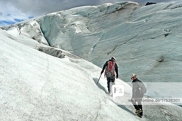 Glacier Hike at Svínafellsjökull  Iceland  Europe