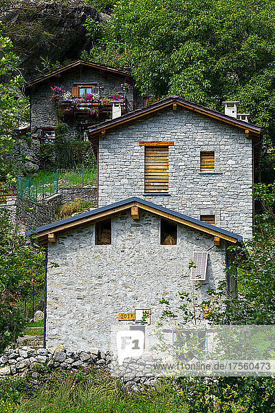 Italien  Lombardei  Valtellina  Val Masino  Visido di Dentro
