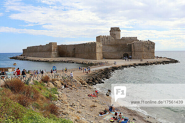 Italien  Kalabrien  Isola di Capo Rizzuto  Le Castella  Aragonesische Burg