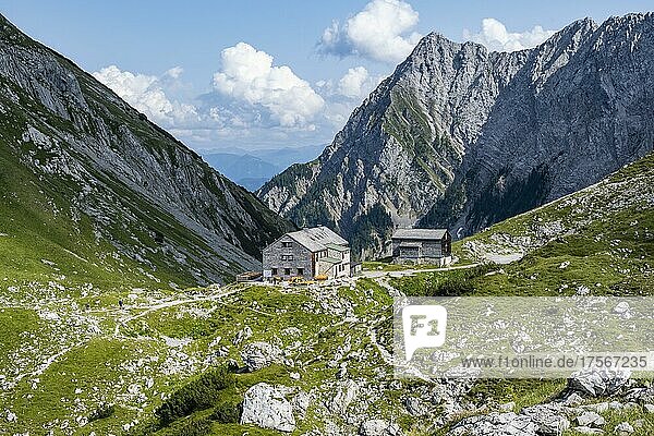 Lamsenjochhütte  Karwendelgebirge  Alpenpark Karwendel  Tirol  Österreich  Europa