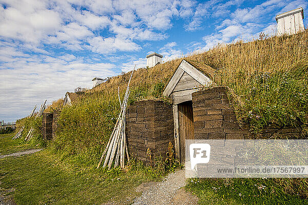 L'Anse aux Meadows National Historic Site  UNESCO-Weltkulturerbe  Nördliche Halbinsel  Neufundland  Kanada  Nordamerika