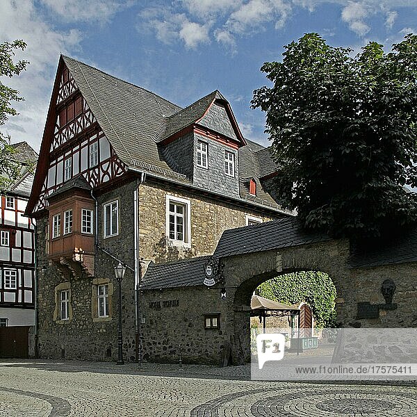 Museum  ehemalige Hohe Schule  1591-99 über den Fundamenten des mittelalterlichen Rathauses errichtet  Herborn  Hessen  Deutschland  Europa