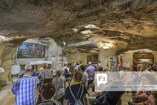 Verrats-Grotte der Katholiken  Ölberg  Jerusalem  Israel  Asien