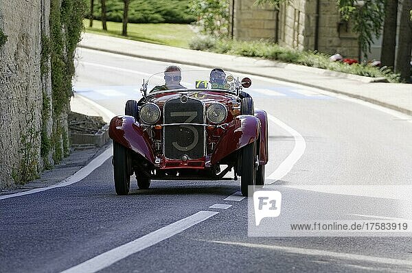 Mille Miglia 2014  No. 71 FIAT 514 CA spider sport built in 1931 Vintage car race. San Marino  Italy  Europe