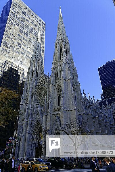 Saint Patricks Old Cathedral oder Old St. Patricks  Lower Manhattan  Manhattan  New York  USA  Nordamerika