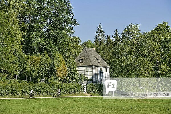 Goethe's garden house  Park an der Ilm  Weimar  Thuringia  Germany  Europe