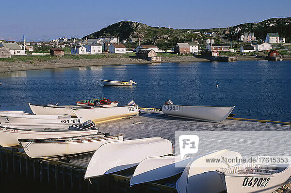 Boote im Durrell-Hafen  Twillingate Island  Neufundland  Kanada