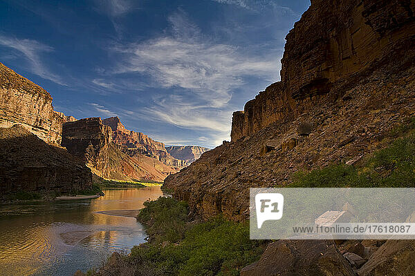 Blick flussabwärts vom Carbon Creek  Grand Canyon National Park.
