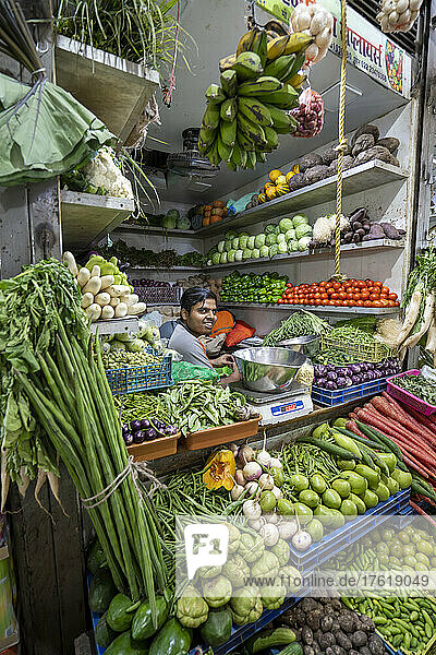 Crawford Market  ein berühmter Markt in Mumbai  Indien; Mumbai  Maharashtra  Indien