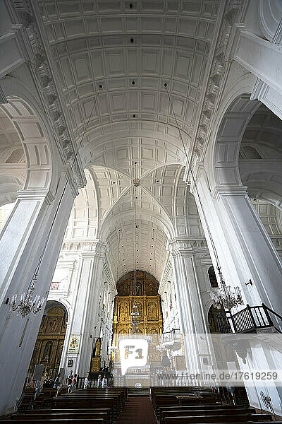 Se Cathedral (Sé Catedral de Santa Catarina); Old Goa  State of Goa  India