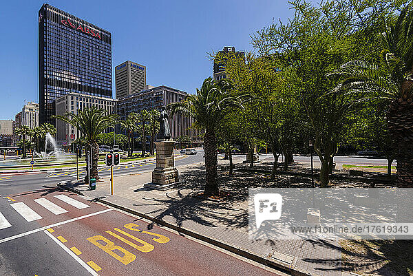 City Centre of Cape Town  South Africa on the Western Cape; Cape Town  South Africa