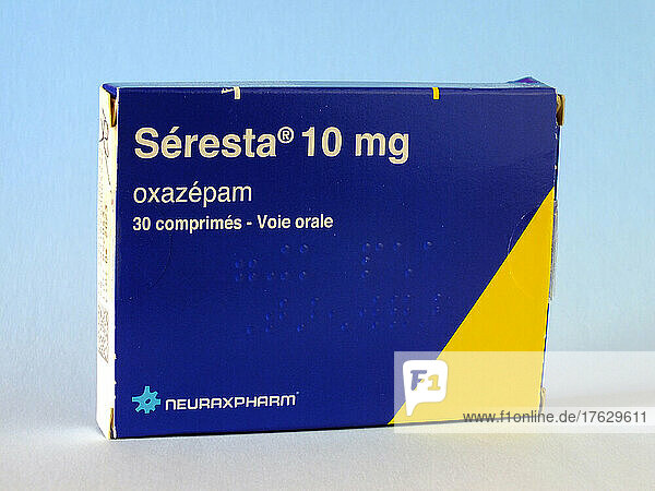 Seresta is an anxiolytic drug recommended for the treatment of anxiety.