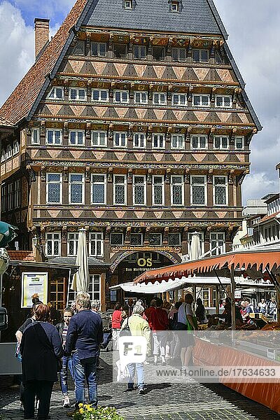 Knochenhauer Amtshaus  Marktplatz  Hildesheim  Niedersachsen  Deutschland  Europa