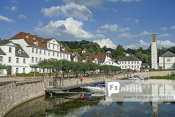 Barockhafen  Altstadt  Bad Karlshafen  Hessen  Deutschland  Europa