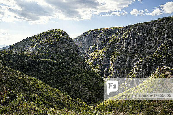 Greece  Epirus  Gorge in Vikos-Aoos National Park during summer