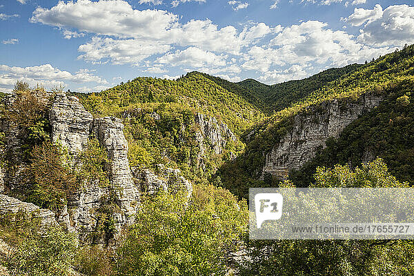 Greece  Epirus  Vikos Gorge in Vikos-Aoos National Park