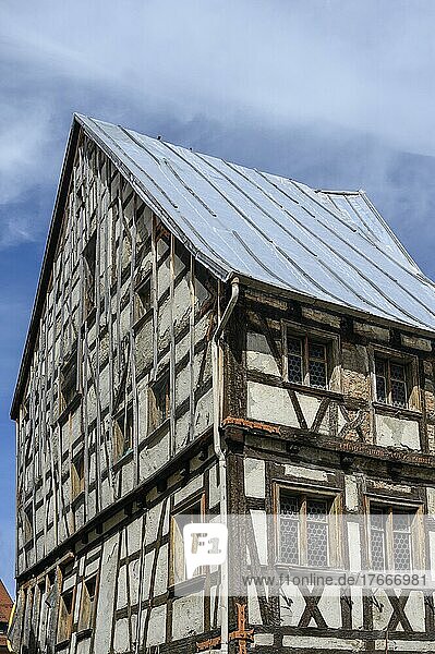 Fachwerkhaus von 1409 wird renoviert  Wangen im Allgäu  Baden-Württemberg  Deutschland  Europa