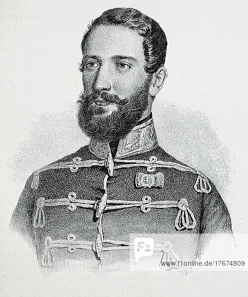 György  Móric  Klapka  Georg Klapka  7 April 1820  17 May 1892  was a Hungarian general  Historical  digitally restored reproduction of a 19th century original  Exact date unknown