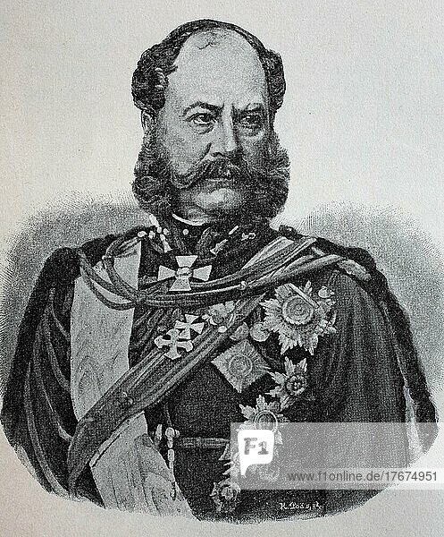 Prince Aleksander Ivanovich Baryatinsky  14 May 1815  9 March 1879  was a Russian general and field marshal  prince from 1859  governor of the Caucasus  Historical  digitally restored reproduction of a 19th century original  exact date unknown