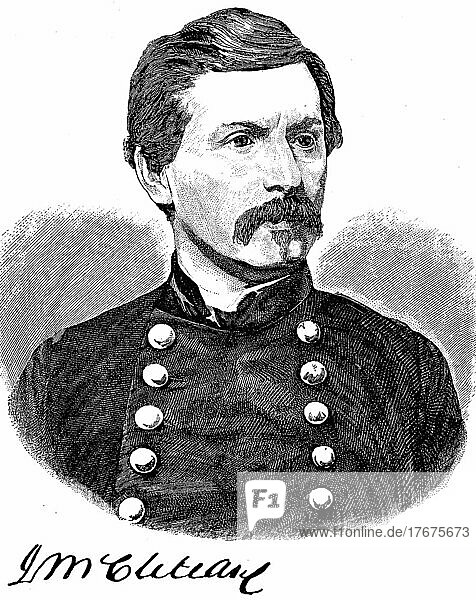 George Brinton McClellan  3 December 1826  29 October 1885  was an American soldier  civil engineer  railway executive and politician  digitally restored reproduction from a 19th century original  exact date unknown