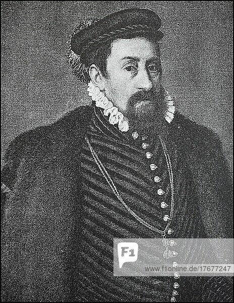 Maximilian II 31 July 1527  12 October 1576  also Maximilian the Other  was Emperor of the Holy Roman Empire of the German Nation and Archduke of Austria from 1564 to 1576  Historical  digitally restored reproduction of a 19th century original  exact date unknown