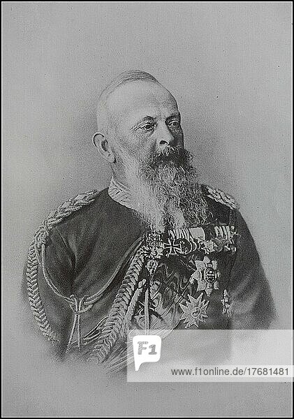 Luitpold Karl Joseph Wilhelm of Bavaria  12 March 1821  12 December 1912  was Prince Regent of the Kingdom of Bavaria from 1886 until his death  digitally restored reproduction from a 19th century original  exact date unknown