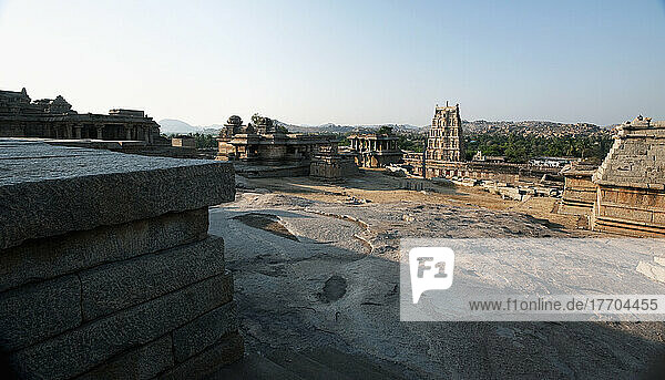 Religiöse Bauwerke; Hampi  Karnataka  Indien