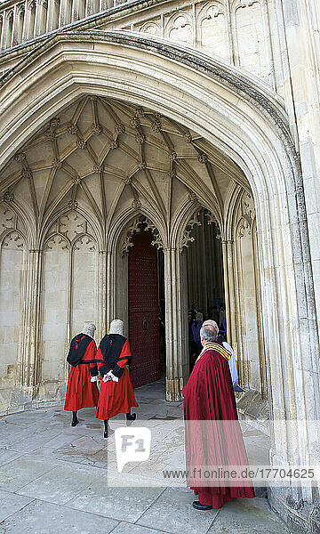 Tag des Rechts in der Kathedrale von Winchester; Winchester  Hampshire  England