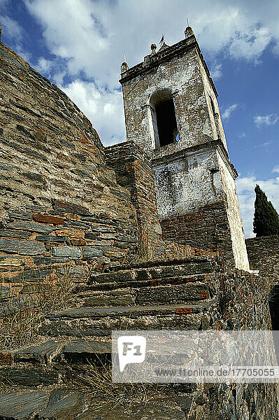 Monsarez  Portugal. The Medievil Fortified Village Of Monsarez Near The Spanish Border.