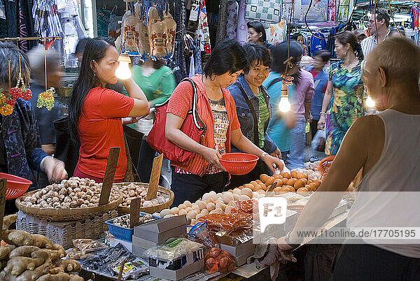 Asien  China  Hongkong  Wanchai-Markt