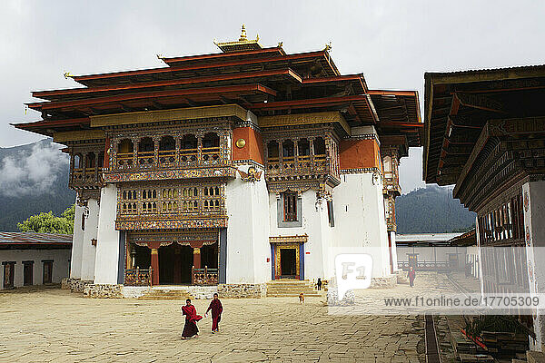 Gangteng Monastery; Phobjika Valley  Bhutan