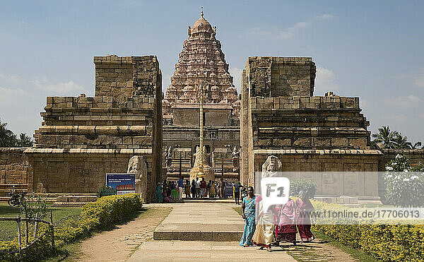 Gangaikondacholapuram  Tempel im dravidischen Stil der Chola-Ära; Tamil Nadu  Indien