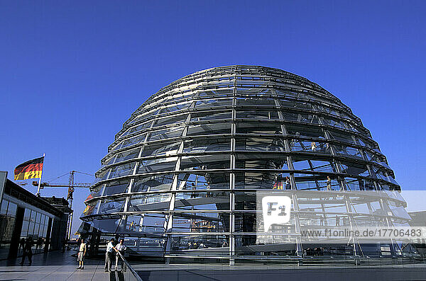 Reichstag Dome  Berlin  Germany.