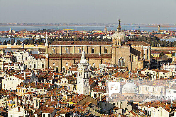 Blick auf Venedig von der Spitze des Campanile di San Marco; Venedig  Italien