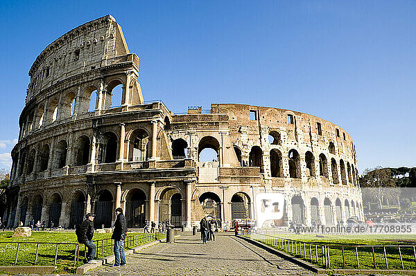 Ansichten des Kolosseums  Rom  Italien