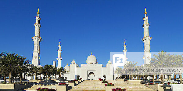 Große Sheikh-Zayed-Moschee; Abu Dhabi  Vereinigte Arabische Emirate