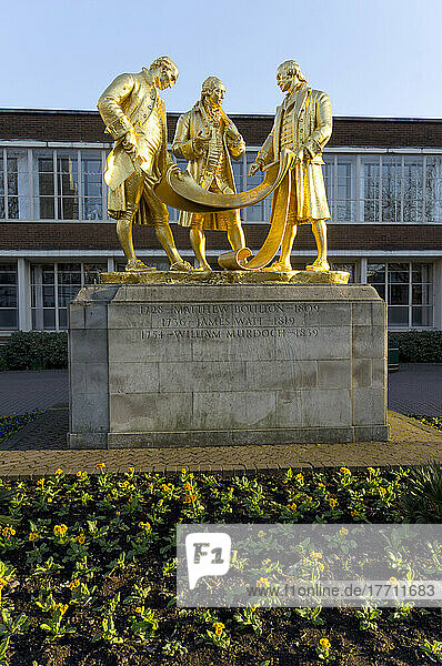 Vereinigtes Königreich  England  Birmingham  Boulton-Statue.