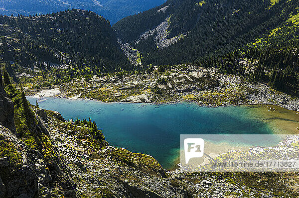 Alpiner See im Steintal Nlaka'pamux Heritage Park; Pemberton  British Columbia  Kanada