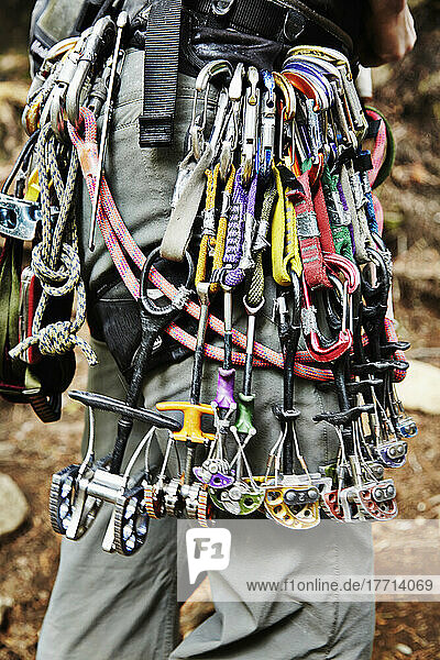 Ausrüstung zum Klettern in den Adirondacks; New York  USA