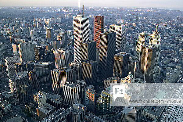 Overview Of Toronto Ontario.