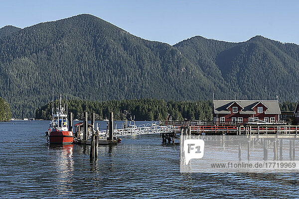 Ruhige Szene am Wasser in Tofino  Vancouver Island; Tofino  British Columbia  Kanada