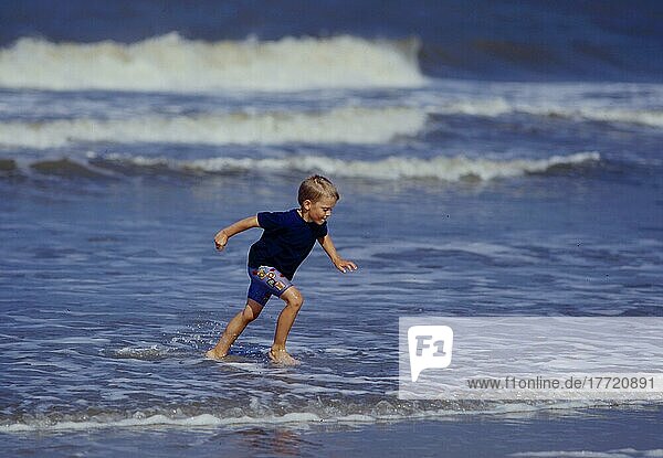 Little boy by the sea