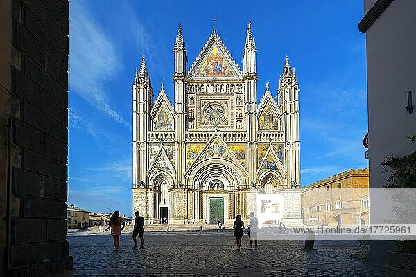The Cathedral Basilica of Santa Maria Assunta  Orvieto  Terni  Umbria  Italy  Europe
