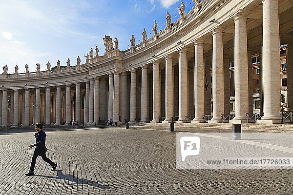 St. Peter's Basilica  Vatican City  UNESCO World Heritage Site  Rome  Lazio  Italy  Europe