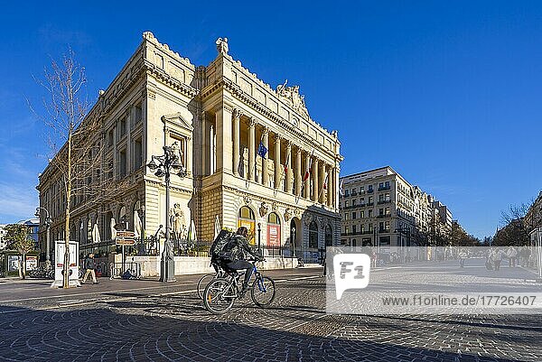 Palais de la Bourse (Stock Exchange Palace)  Marseille  Provence-Alpes-Cote d'Azur  France  Mediterranean  Europe