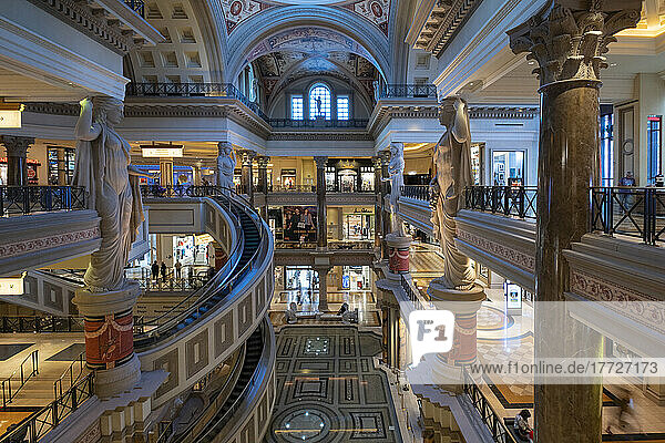 The Forum Shopping Mall at Caesars Palace  Las Vegas  Nevada  United States of America  North America