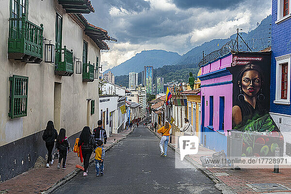 Candelaria neighbourhood  Bogota  Colombia  South America