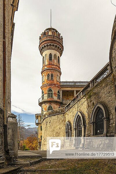 Castle of Roreto  Val di Cervo  Biella  Piedmont  Italy  Europe