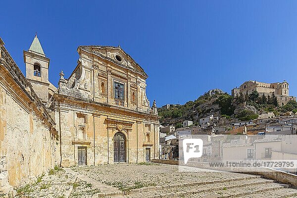 Church of Sant'Ignazio di Loyola  parish of San Guglielmo  Scicli  Val di Noto  UNESCO World Heritage Site  Ragusa  Sicily  Italy  Europe