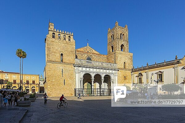 Cathedral of Monreale  UNESCO World Heritage Site  Monreale  Palermo  Sicily  Italy  Europe